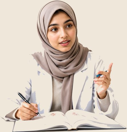رسم لخريجة تشرح من كتاب طبي.